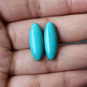 Natural Turquoise Nevada pair