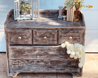 Sold!!! Do Not Buy! Rustic, Farmhouse Baby Changing Dresser