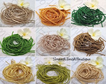 9 Colors Twisted Spiral French Wire Dabka 1mm/1.5mm/2mm, 3g bag, Luneville Embroidery, Embroidery, Goldwork Wire, Cannetille