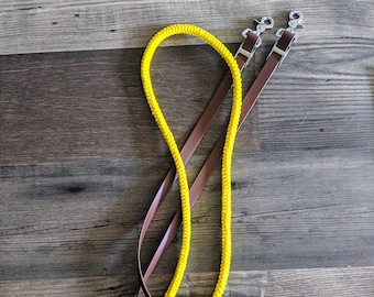 Custom Paracord and Biothane Reins