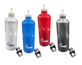 Laken 1.0 litre bottle with bespoke lid to fit all Dimension3D carbon 1 litre drink systems