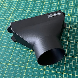 Universal brake cooling duct. Rectangle inlet to 75mm diameter ducting.
