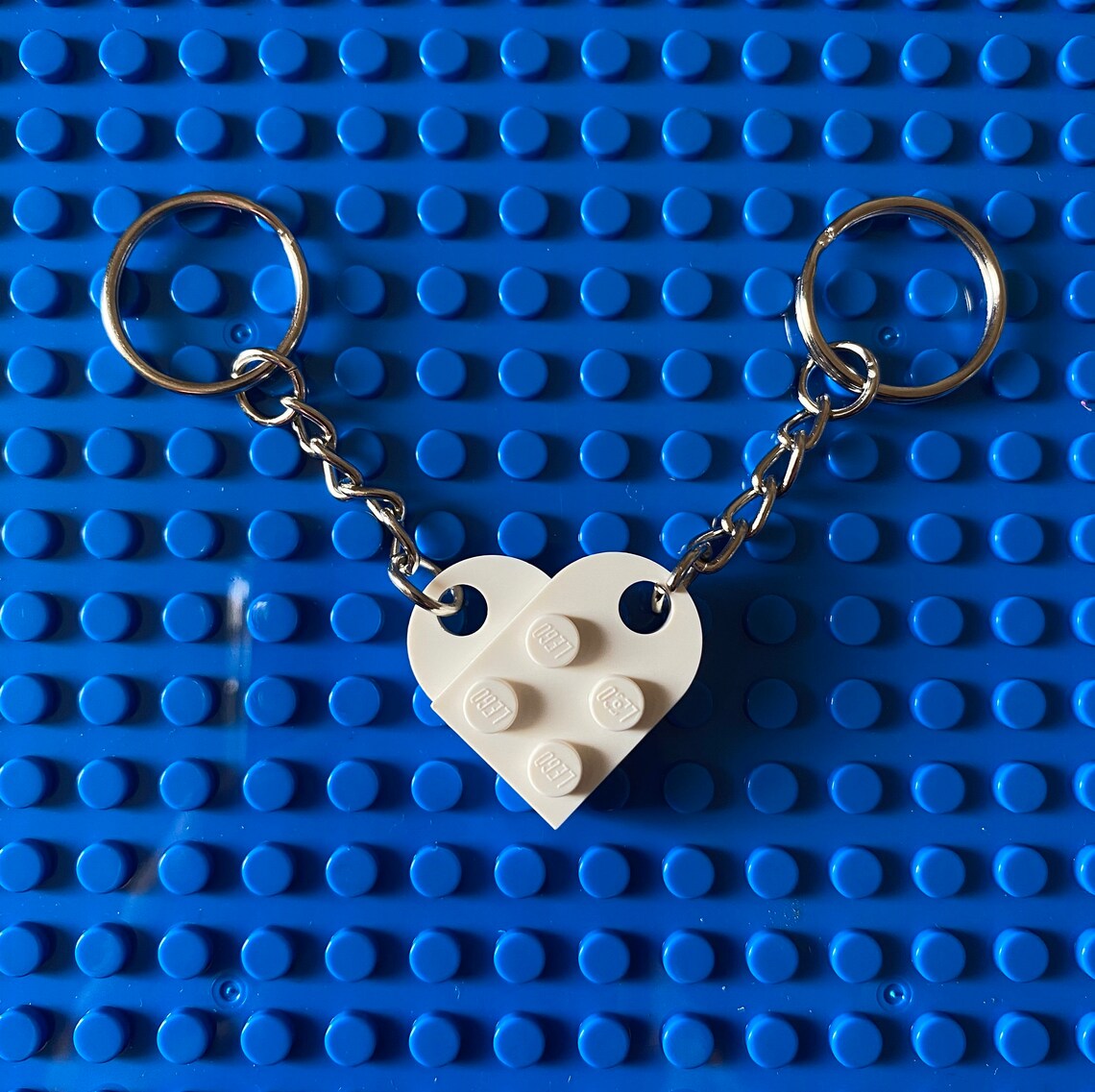 LEGO Keychain for Couples Best Friend Matching Keychain Etsy