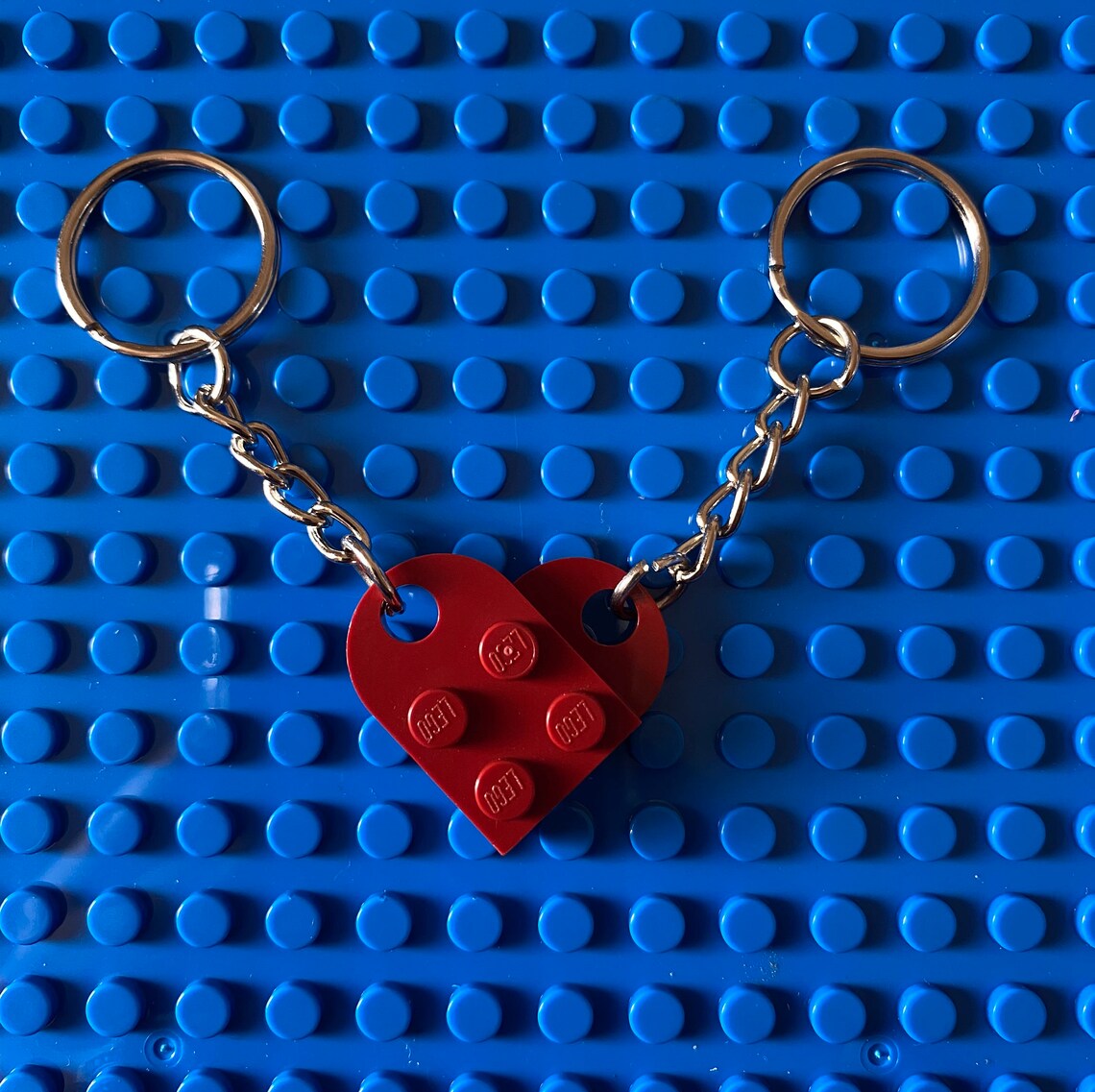 LEGO Keychain for Couples Best Friend Matching Keychain Etsy