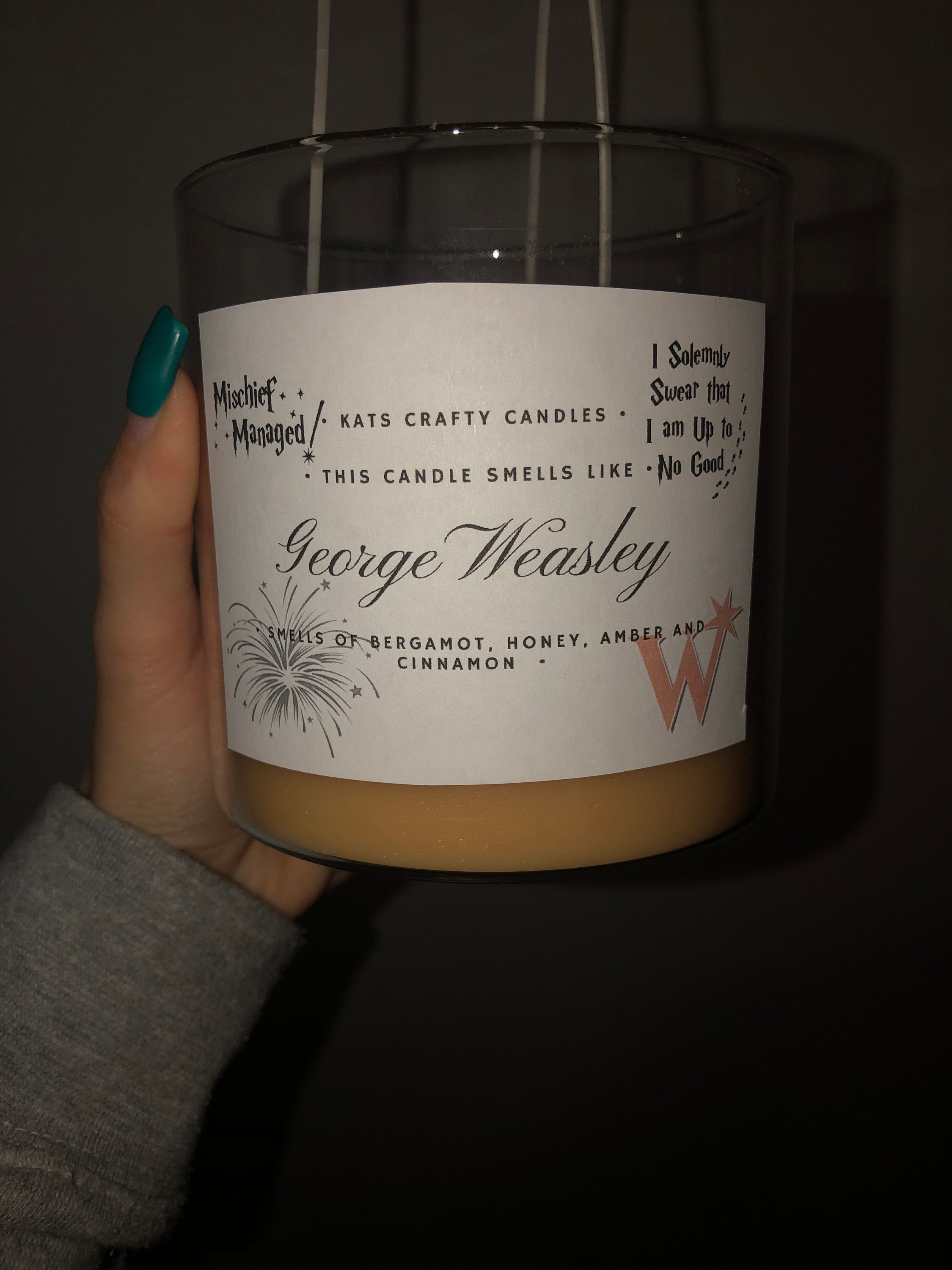 Weasley Candle Etsy