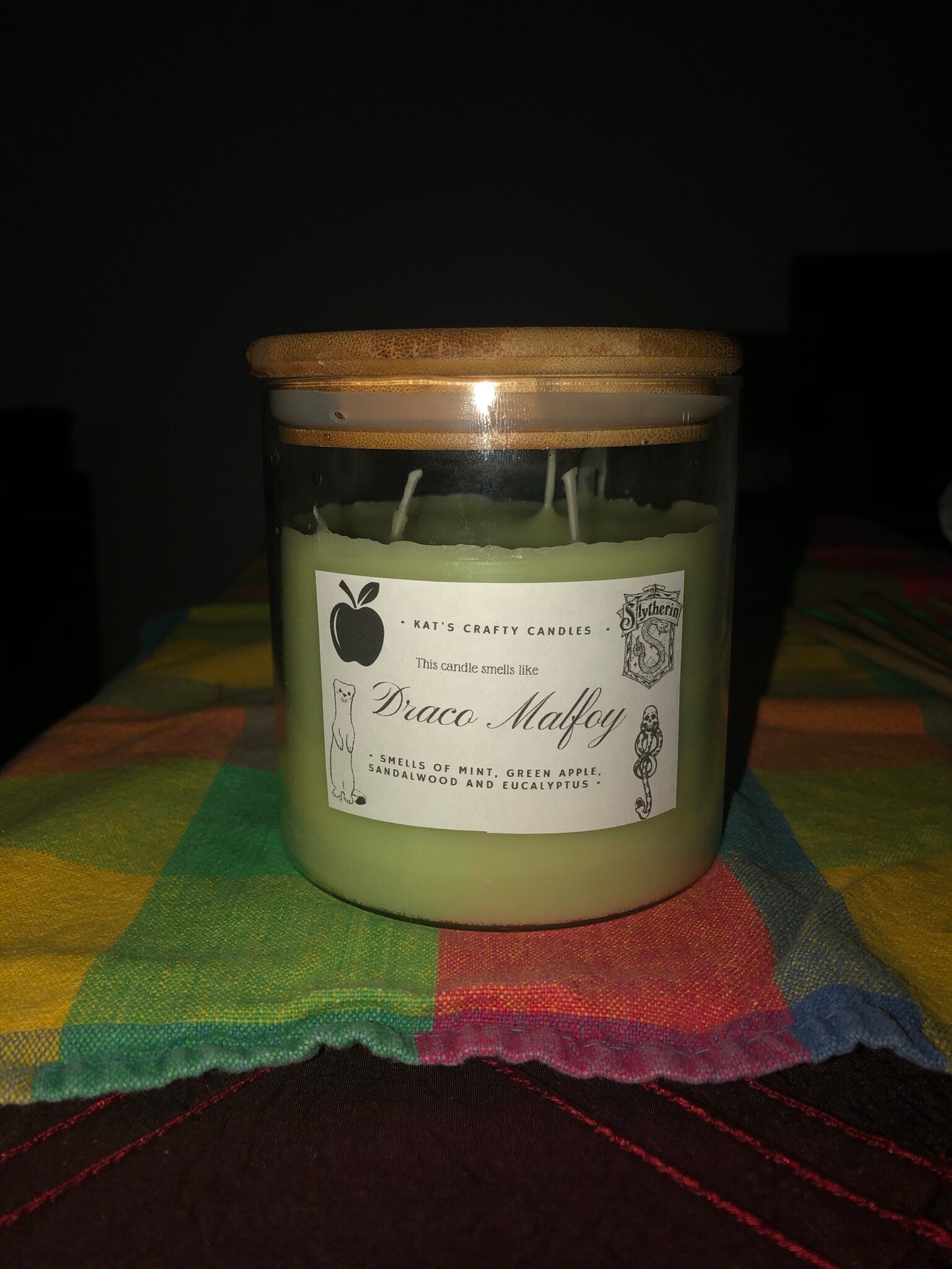 Draco Malfoy Candle Etsy