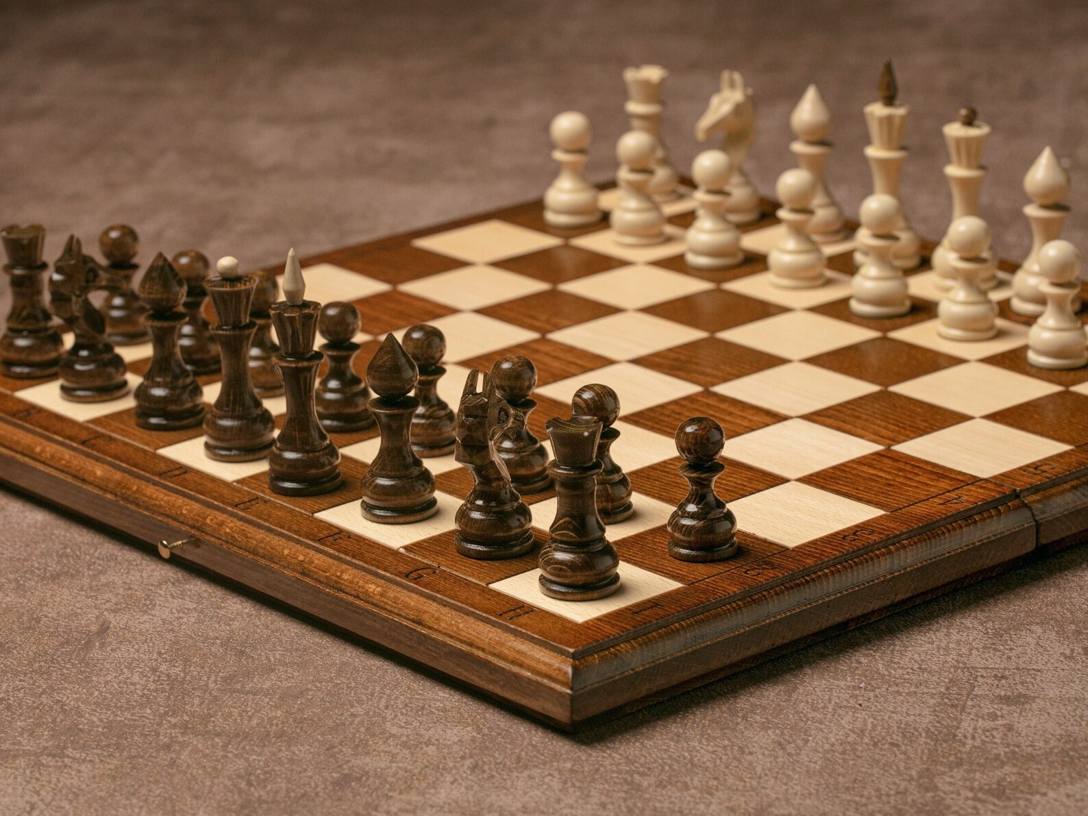 Handmade Chess Board Traveling Chess Set Chess Set With Etsy