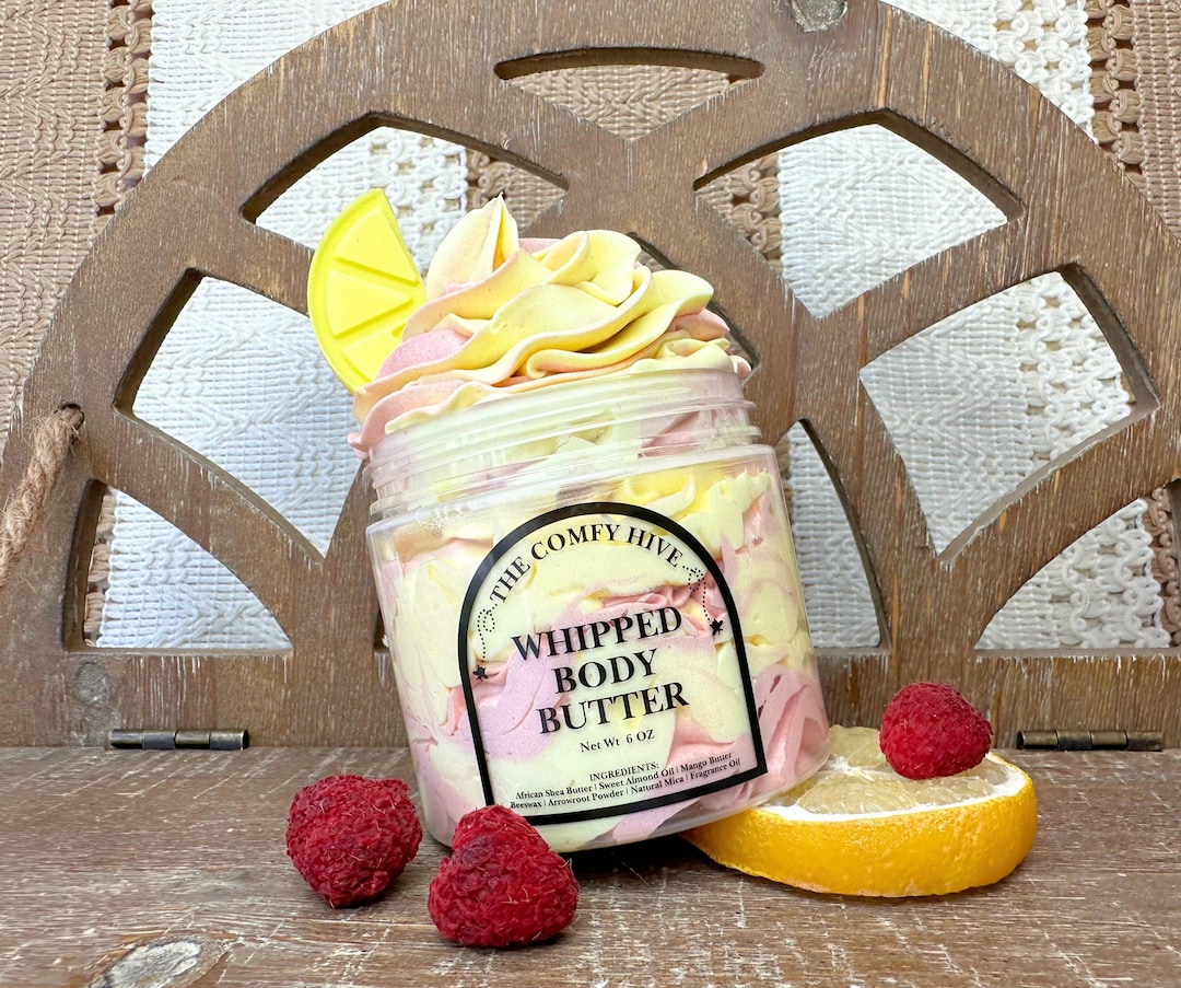 Boot Extracts Body Butter Raspberry Raspberry Lemonade - Whipped Body Butter - Moisturizer - Etsy
