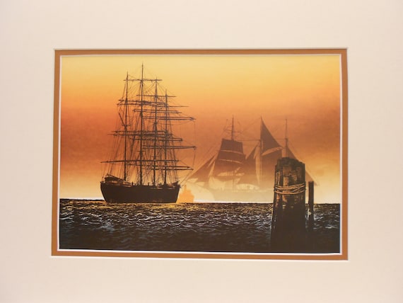 Elton Bennett Reproduction Print- Down to the Sea- 12