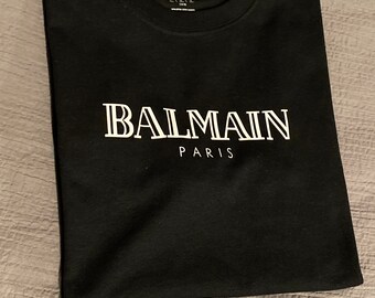 balmain t shirt etsy