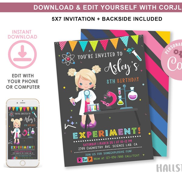Mad Science Birthday - Etsy