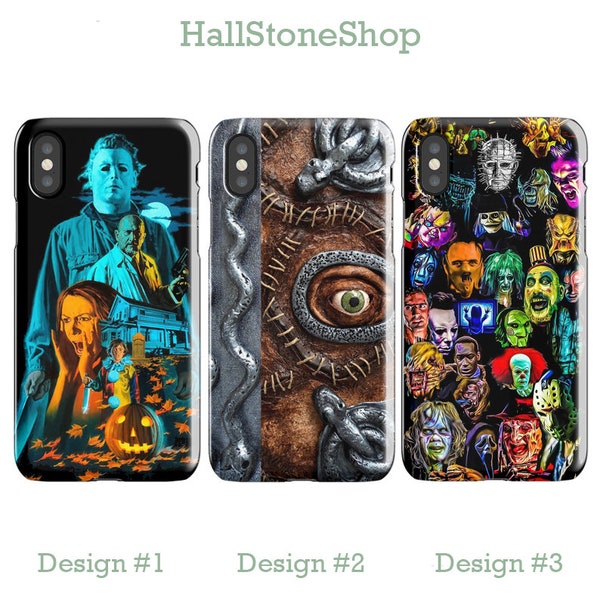 Horror Collection for iPhone Case & Samsung Galaxy Case, Horror 5678S Plus X XS Max XR 11 12 13 Pro Max, Halloween S7 8 9 10 20 Case/Cover