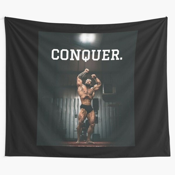 Chris Bumstead -CBUM GYM motivation Tapestries, Chris Bumstead Wall Tapestries, Chris Bumstead Tapetsry, Wall Hanging, Wall Decor