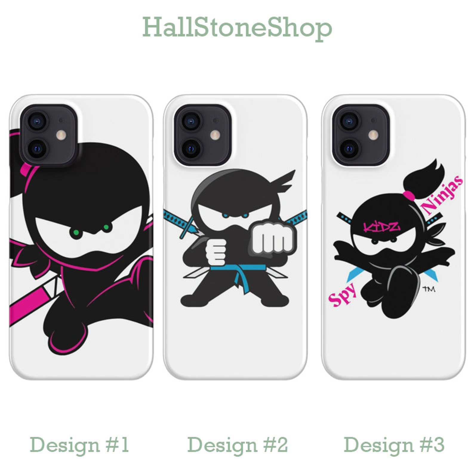 Ninja Kids for iPhone Case & Samsung Galaxy Case Ninja Pink Etsy