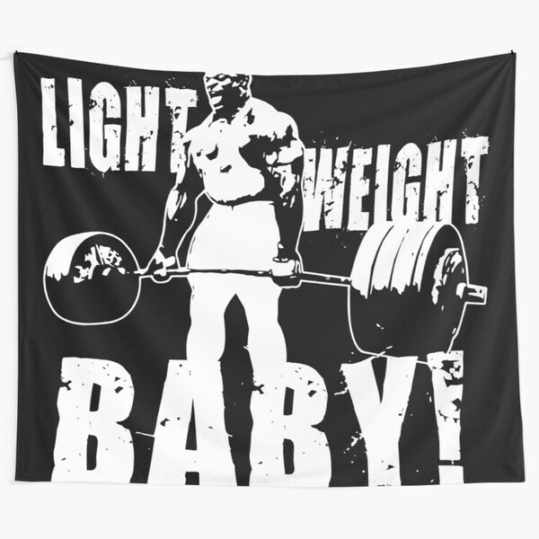 Light Weight Baby - Ronnie Coleman Tapestries, Light Weight Baby Wall Tapestries, Ronnie Coleman Tapestry, Wall Hanging, Wall Decor