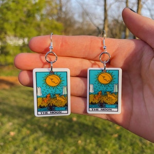 Tarot Card Earrings | Novelty Earrings | Unique Earrings | Fun Earrings
