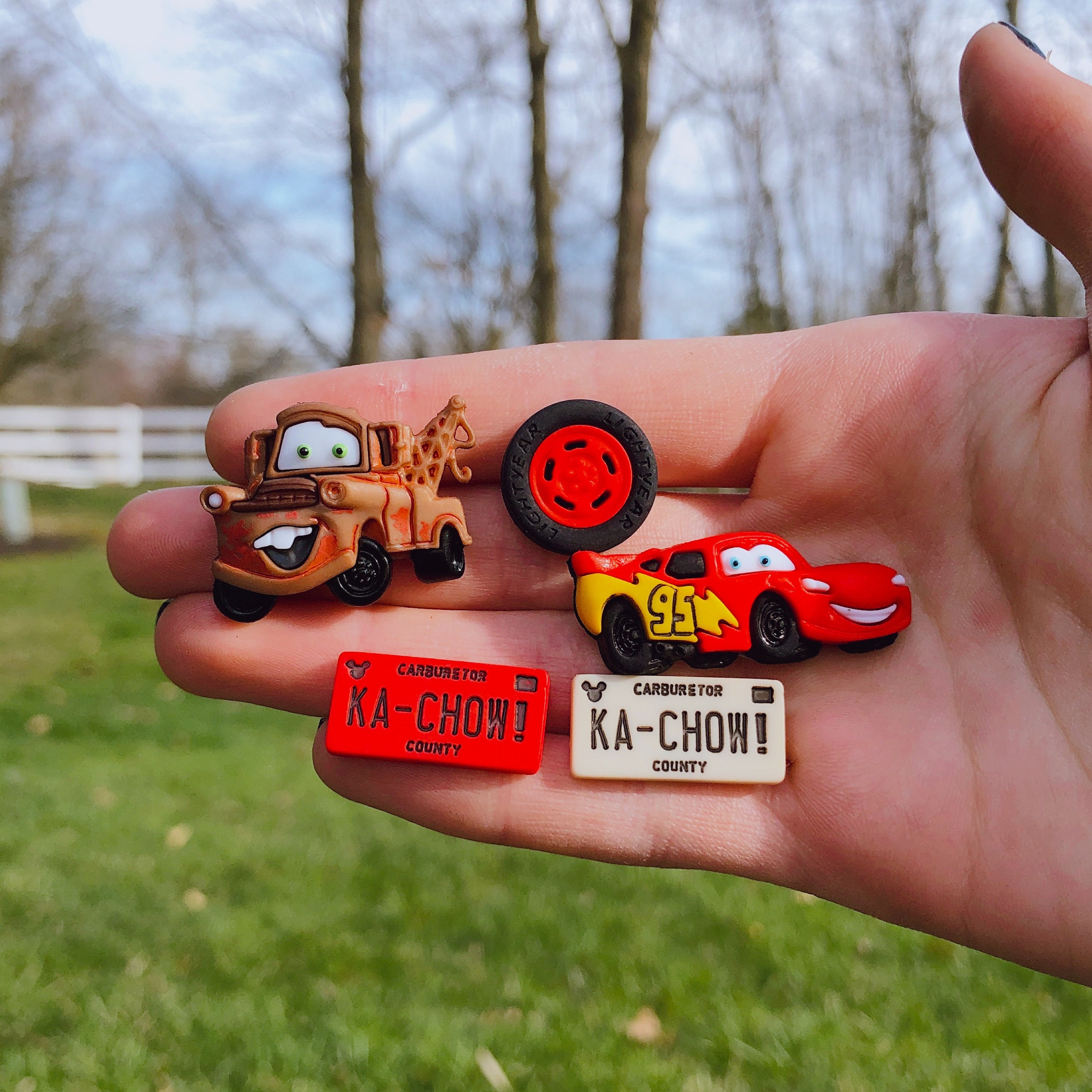 Disney's Cars Themed Pin 5 Pack Novelty Pins Unique Etsy