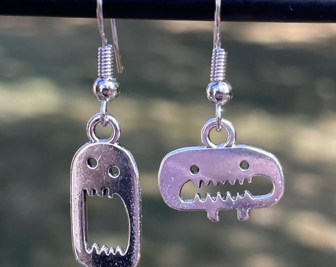 Funny Little Monster Dangle Earrings | Halloween Earrings | Unique Earrings | Fun Earrings | Silly Earrings | Little Monsters