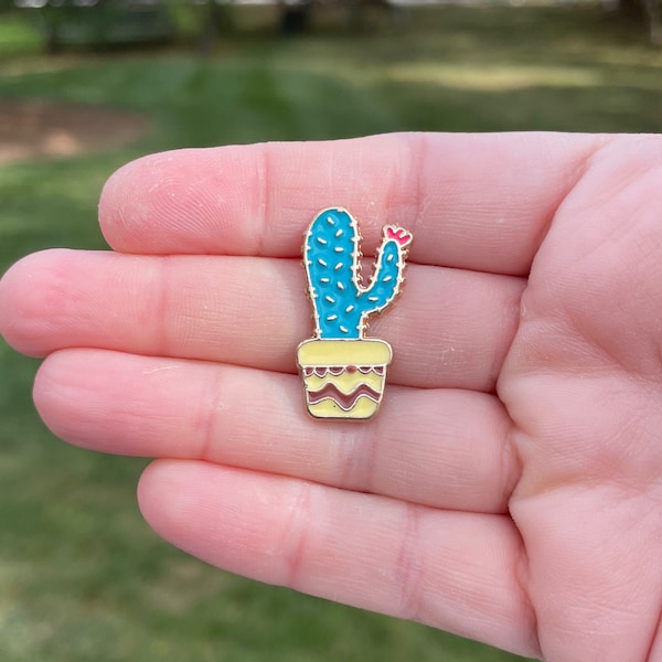 Enamel Cactus Pin | Novelty Pins | Unique Pins | Fun Pins