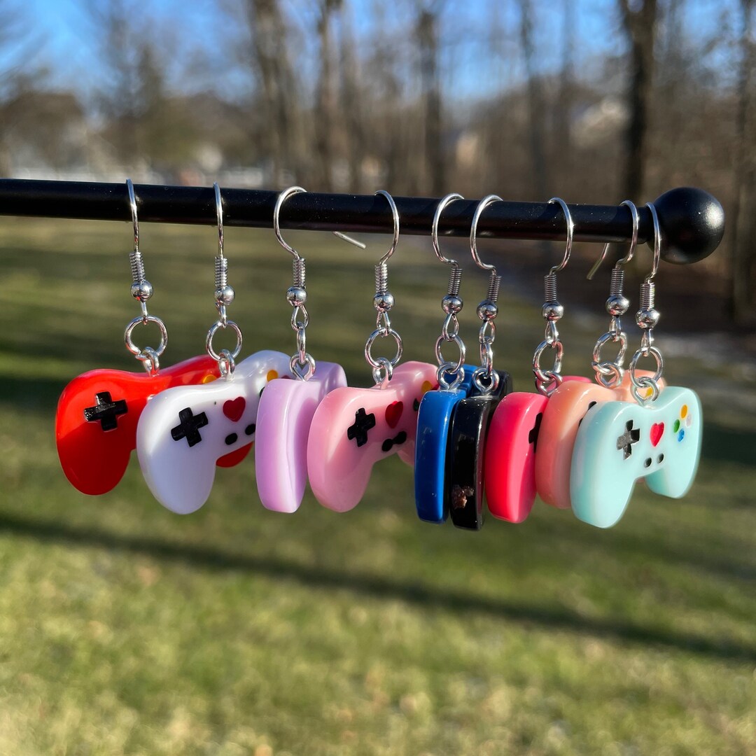 Game Controller Dangle Earrings Novelty Earrings Unique - Etsy