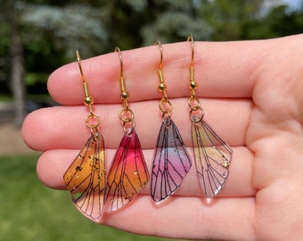 Delicate Butterfly Wing Earrings | Novelty Earrings | Unique Earrings | Fun Earrings | Pretty Earrings