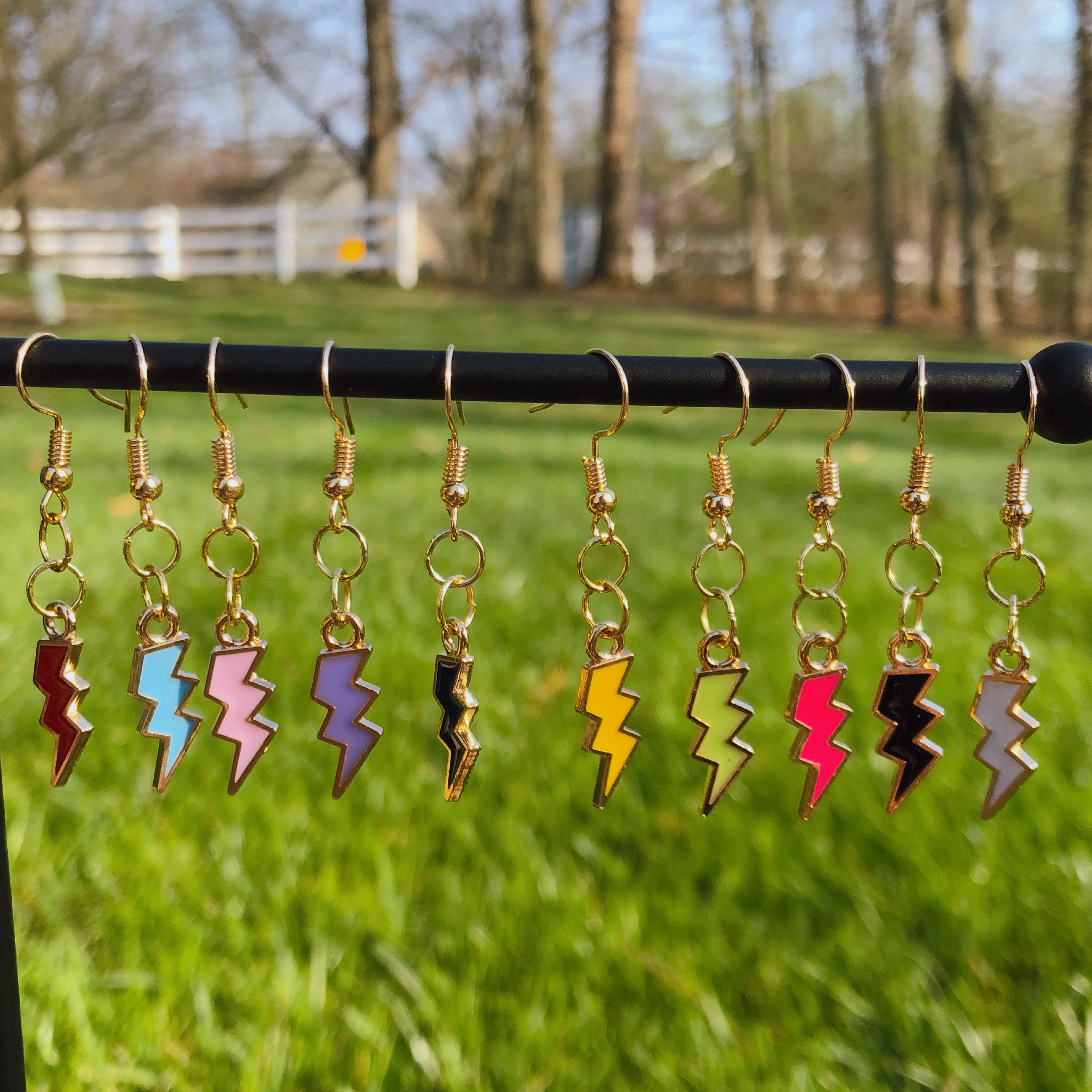Lightning Earrings | Novelty Earrings | Unique Earrings | Fun Earring…
