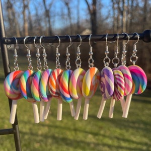 Lollipop Earrings | Novelty Earrings | Unique Earrings | Fun Earrings | Statement Earrings