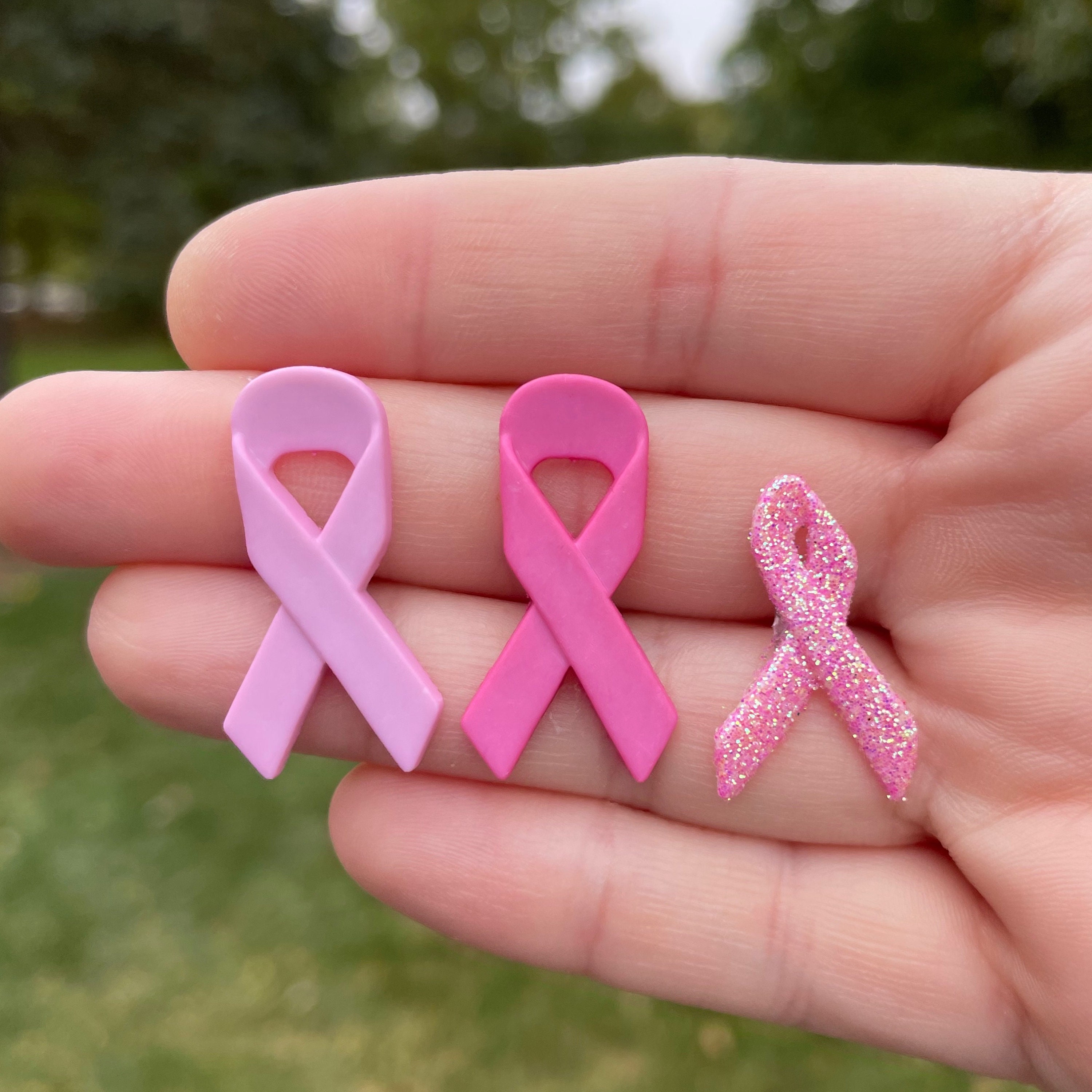 Pink Ribbon Pins | Breast Cancer Awareness Pin | Unique Pin | Nurse Pin | Cancer Ribbon Pin