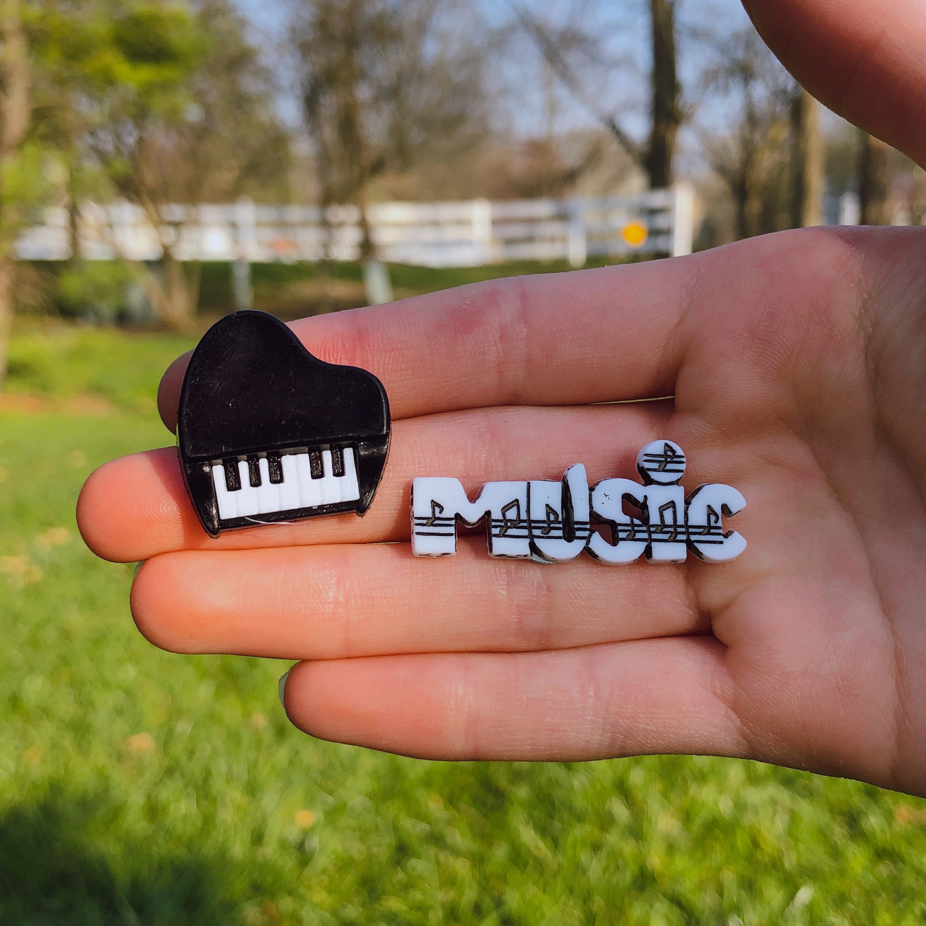 Piano and Music Pin Set Novelty Pins Unique Pins Fun Pins Band Mom