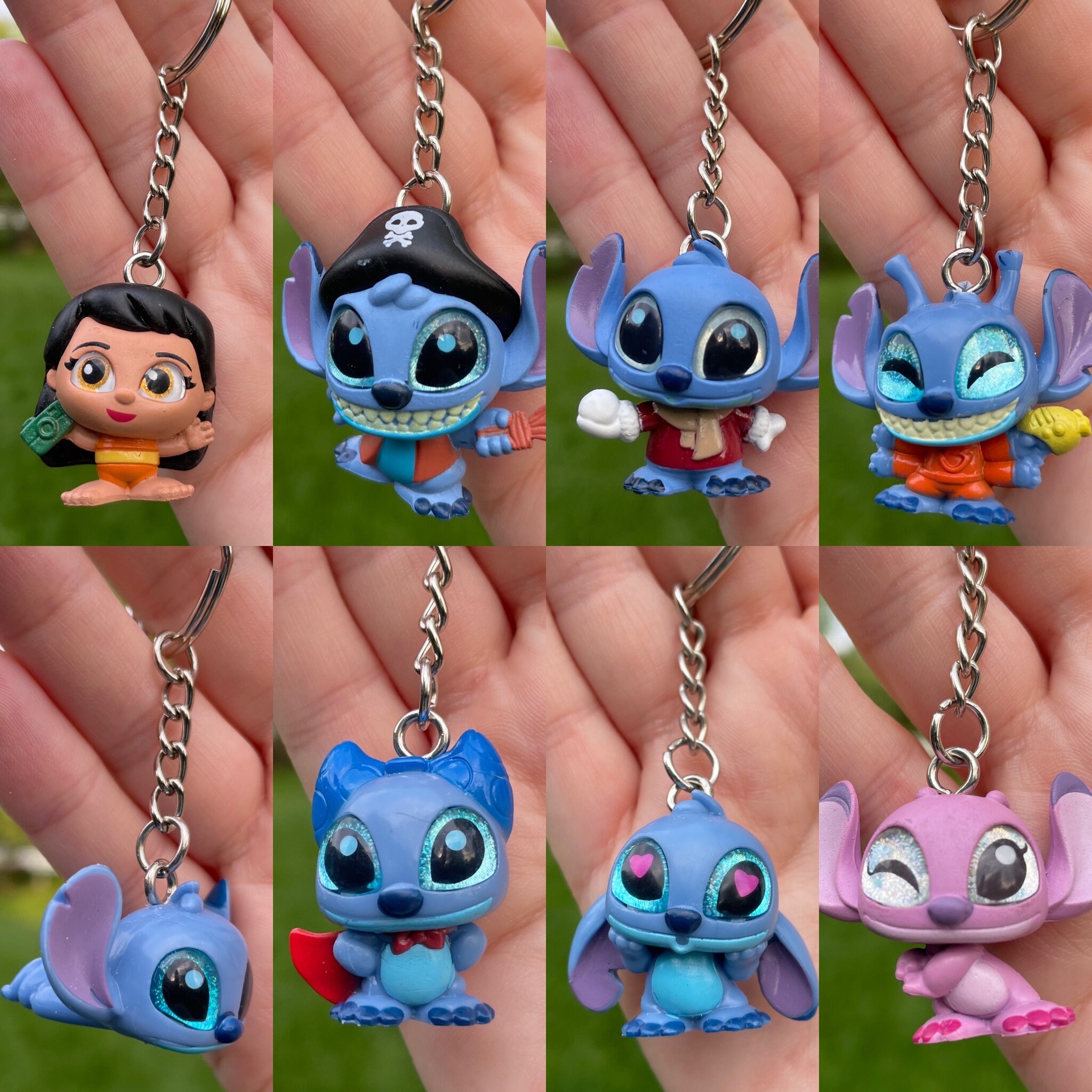 Stitch and Angel Key Chain 