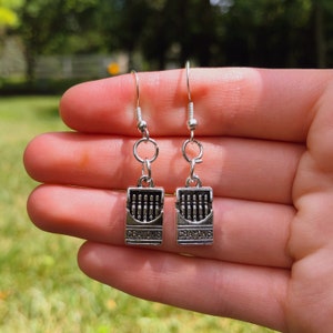 Crayon Box Dangle Earrings | Novelty Earrings | Unique Earrings | Fun Earrings | Pretty Earrings | Teacher Earrings