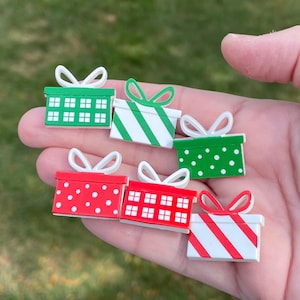 Christmas Present Pin | Christmas Pins | Unique Pins | Fun Pins | Holiday Pins | Gift Pins
