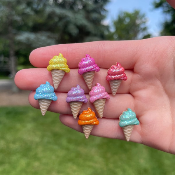Ice Cream Cone Stud Earrings | Novelty Earrings | Unique Earrings | Fun Earrings