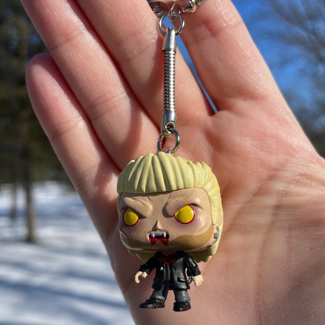 Mini Funko Pop Horror Themed Keychains Novelty Keychain Etsy