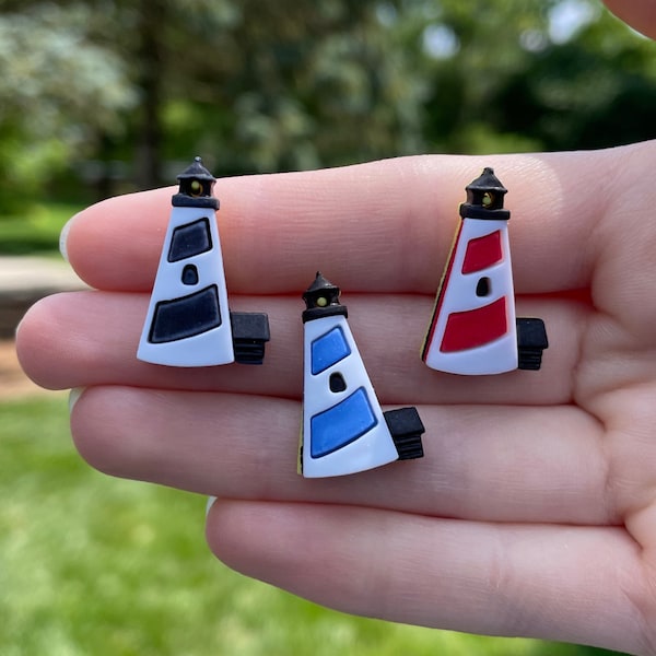 Lighthouse Pin | Novelty Pins | Unique Pins | Backpack Pins | Colorful Pins