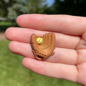 Sport Equipment Themed Pins | Novelty Pins | Unique Pins | Fun Pin | Softball Pins | Football Pins | Baseball Pins