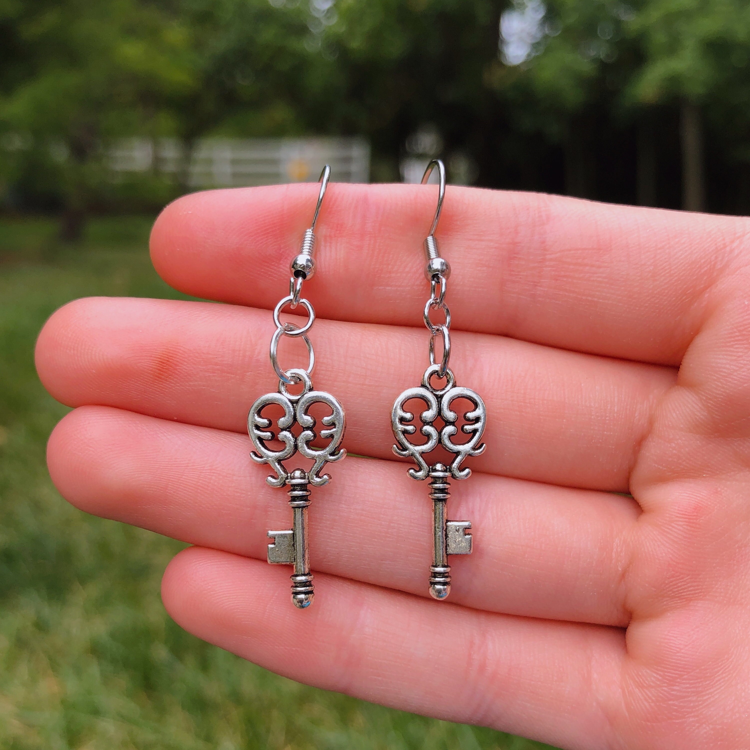 Mini Key Earrings Novelty Earrings Unique Earrings Fun Etsy