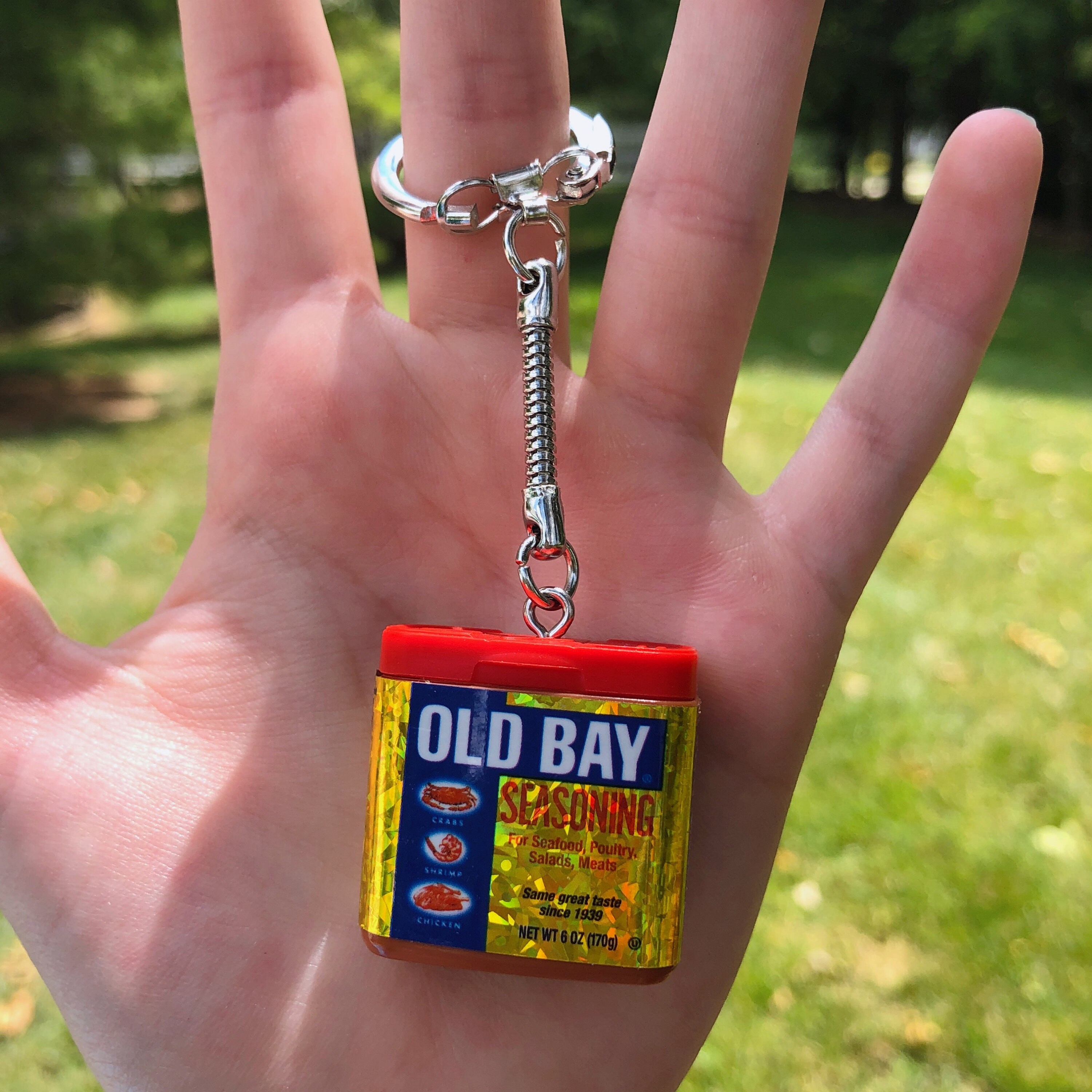 Golden Old Bay Mini Brand Keychain Novelty Keychain Unique Etsy