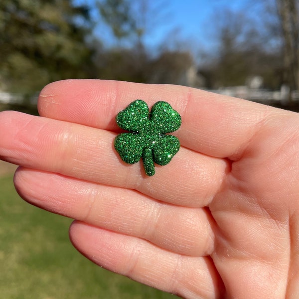 Shamrock Pin | Four Leaf Clover Pins | St. Patrick's Pins | Novelty Pins | Unique Pins | Fun Pins | Cute Pins | Lucky Pins | Holiday Pins