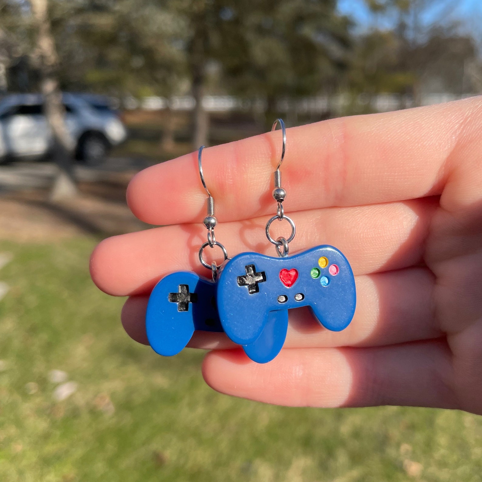 Game Controller Dangle Earrings Novelty Earrings Unique | Etsy