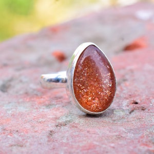 Beautiful Natural Sunstone Ring, 925 Sterling Silver Ring, Handmade Ring, Beautiful Ring, Etsy Ring, Gamestone Ring ,Wedding Ring