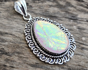 オーストラリア産トリプレットオパールペンダント：スターリング