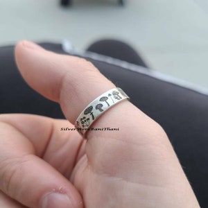 Mushroom Ring, 925 Sterling Silver Ring ,Promise Ring, Meditation Ring ,Handmade Ring ,Anxiety Ring, Wedding Ring, Gift For Engagement