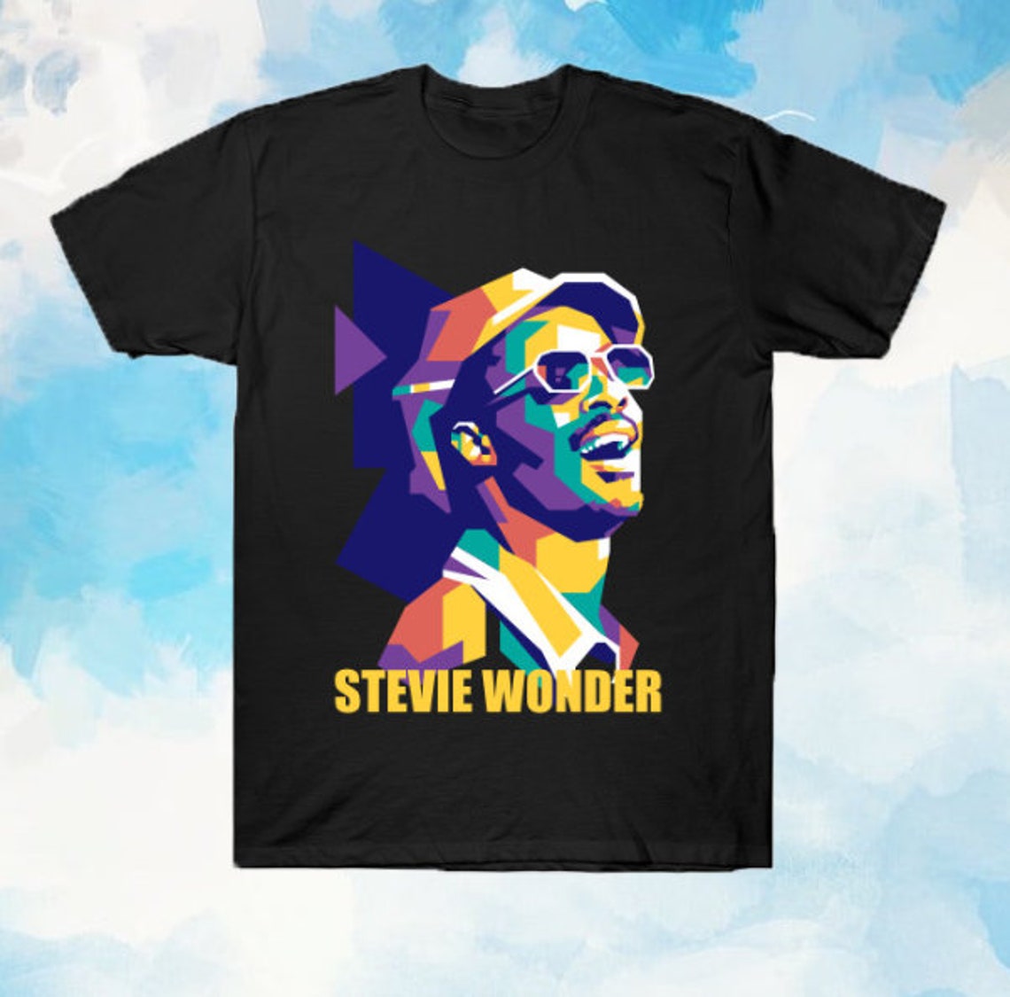 Stevie Wonder Unisex shirt Stevie Wonder music shirt Gift | Etsy