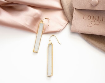 Boucles D'Oreilles En Bois 9 Mm - Tige Simple Unisexe - Léger, Naturel, Style Minimaliste - Cadeau Boho - Pochette Velours