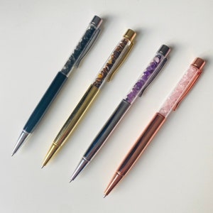 Crystal pens, Reiki charged choice of crystals & pen colour Positivity, Manifesting, Confidence, Courage, Love, Energy, Healing image 6