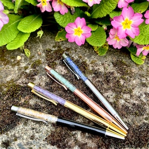 Crystal pens, Reiki charged choice of crystals & pen colour Positivity, Manifesting, Confidence, Courage, Love, Energy, Healing image 5