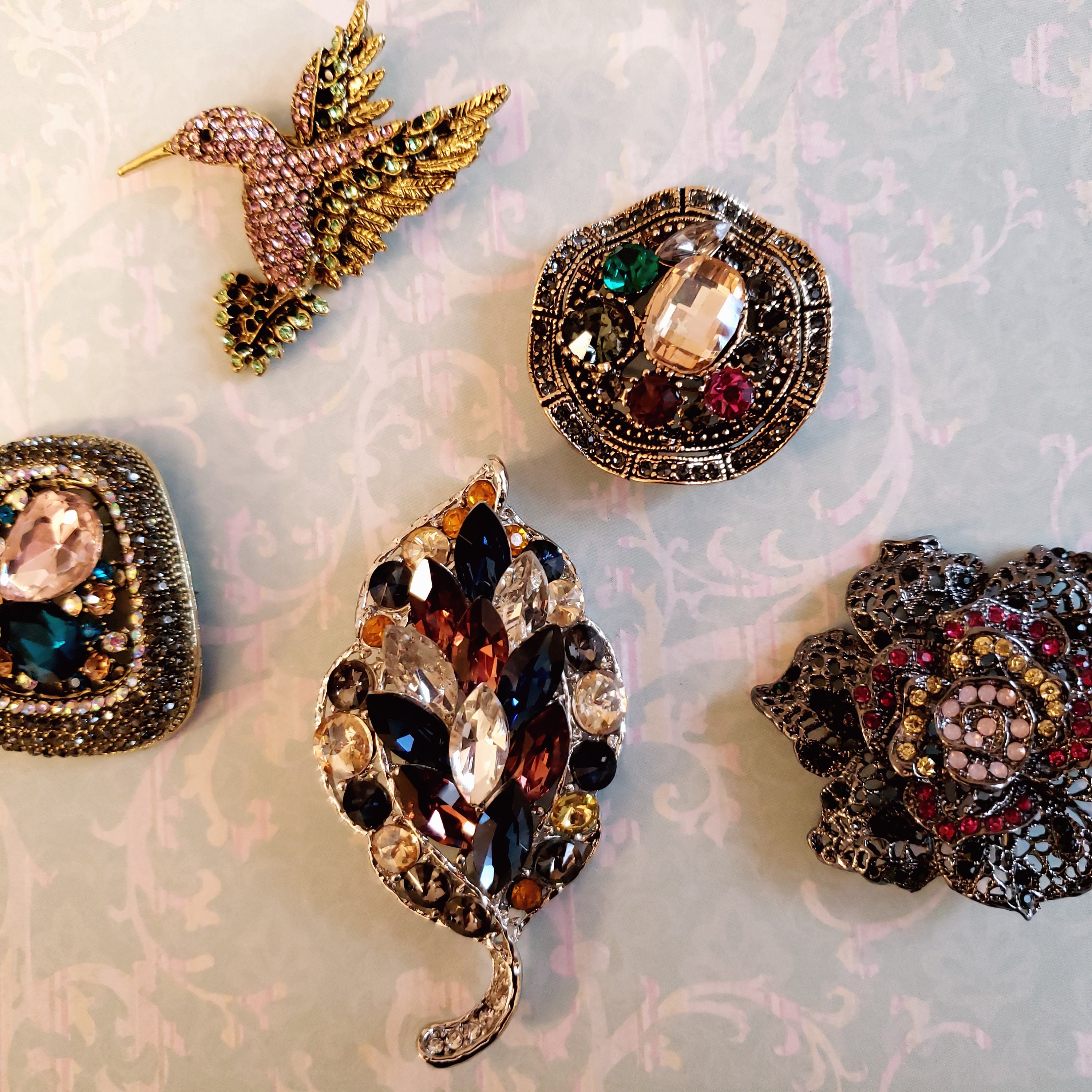 Luxury Vintage Brooches. Price for one. Etsy