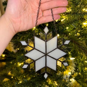 Stained Glass Snowflake