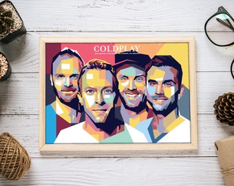 Coldplay Canvas Etsy